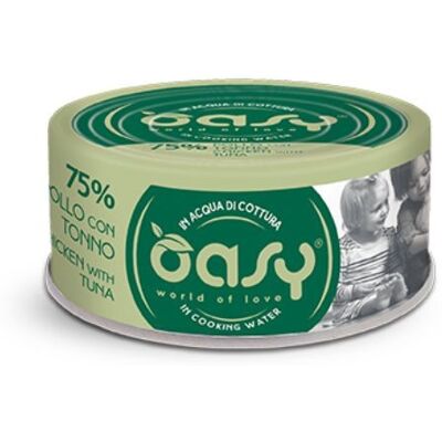 Oasy More Love Pollo e Tonno - Cibo per Gatti - 70g Oasy More Love Pollo e Tonno - Cibo per Gatti - 70g