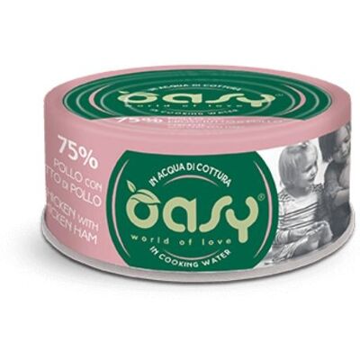 Oasy More Love Pollo e Prosciutto per Gatti - Cibo Umido Oasy More Love Pollo e Prosciutto per Gatti - Cibo Umido