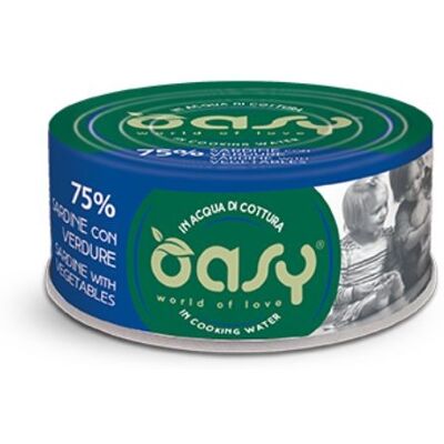 Wonderfood Spa OASY Gatto More Love Sardine & Verdure 70g - Cibo per gatti Wonderfood Spa OASY Gatto More Love Sardine & Verdure 70g - Cibo per gatti