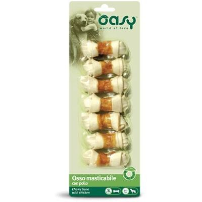 OASY Snack Cane Osso Masticabile Pollo Small - Snack per Cani OASY Snack Cane Osso Masticabile Pollo Small - Snack per Cani