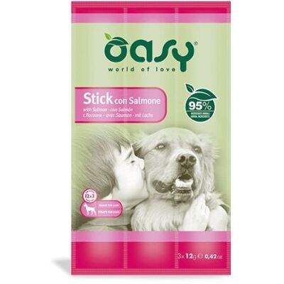 Wonderfood Oasy Bastoncini Snack Salmone per Cani - Snack per cani Wonderfood Oasy Bastoncini Snack Salmone per Cani - Snack per cani