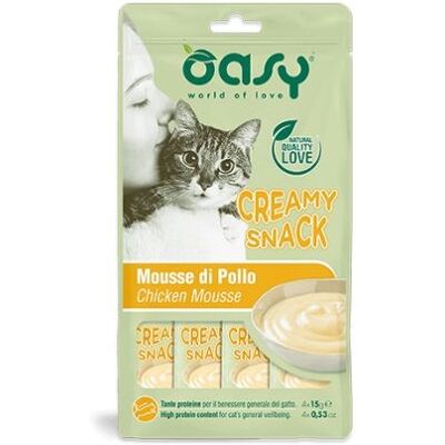 Oasy Mousse Cremosa per Gatti - Snack per Gatti Oasy Mousse Cremosa per Gatti - Snack per Gatti