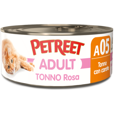 Cibo per Gatti Petreet Tonno e Carota - 70g Cibo per Gatti Petreet Tonno e Carota - 70g