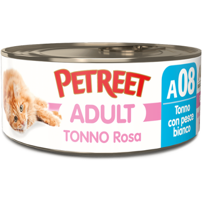 PETREET Natura Tonno Rosa - Cibo Gatto - 70g PETREET Natura Tonno Rosa - Cibo Gatto - 70g