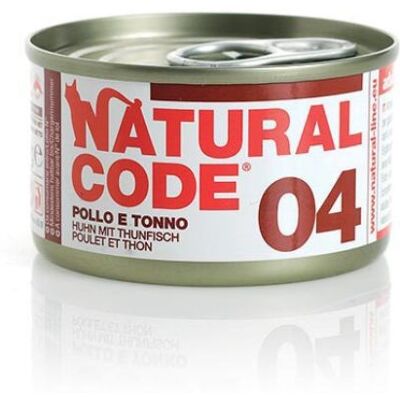 Natural Code Cat Adult 04 Pollo e Tonno 85 g Natural Code Cat Adult 04 Pollo e Tonno 85 g