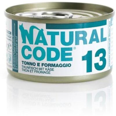 Natural Code Cat Adult 13 Tonno e Formaggio 85 g Natural Code Cat Adult 13 Tonno e Formaggio 85 g