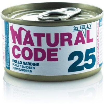 Cibo per gatti Sardine e Pollo Natural Code - 85g Cibo per gatti Sardine e Pollo Natural Code - 85g