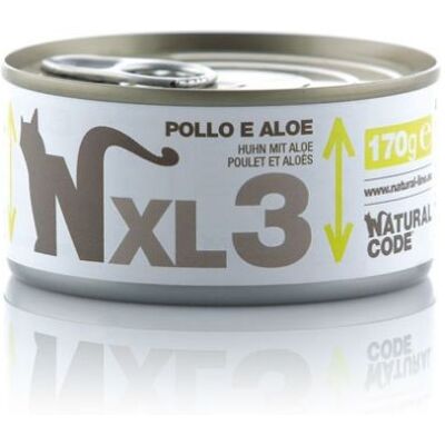 Natural Code Cat XL 03 Pollo e Aloe 170g Natural Code Cat XL 03 Pollo e Aloe 170g