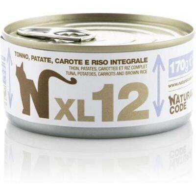 Natural Code Cat XL 12 Tonno Patate Carote e Riso Integrale 170 g Natural Code Cat XL 12 Tonno Patate Carote e Riso Integrale 170 g