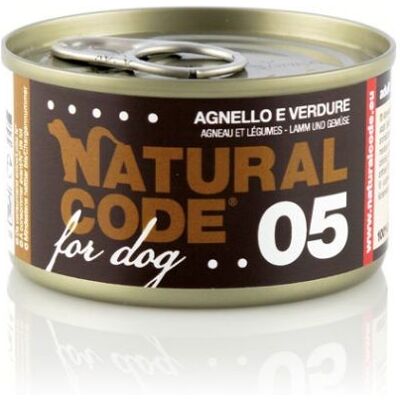 Natural Code Cane 05 Agnello & Verdure - Cibo per cani Natural Code Cane 05 Agnello & Verdure - Cibo per cani