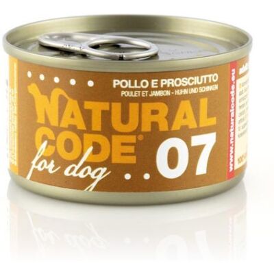 Natural Code Cane 07 Pollo & Prosciutto - Cibo per cani Natural Code Cane 07 Pollo & Prosciutto - Cibo per cani