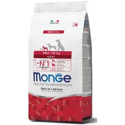 Cibo per cani Monge Mini Pollo - Taglia piccola 800g Cibo per cani Monge Mini Pollo - Taglia piccola 800g