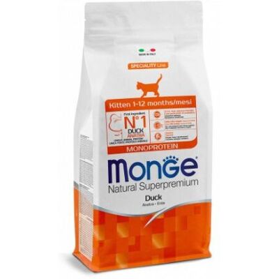 Monge Gattino Anatra - Cibo Secco Superpremiumnaturale Monge Gattino Anatra - Cibo Secco Superpremiumnaturale