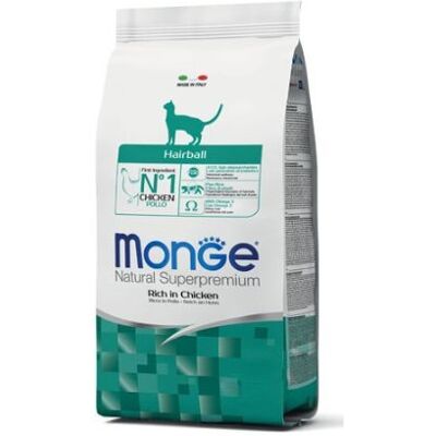 Monge Natural Superpremium Cibo per Gatti Hairball Monge Natural Superpremium Cibo per Gatti Hairball