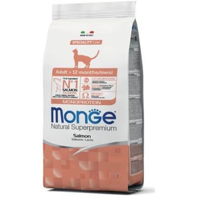 Cibo per gatti adulti al salmone Monge - 400g Cibo per gatti adulti al salmone Monge - 400g