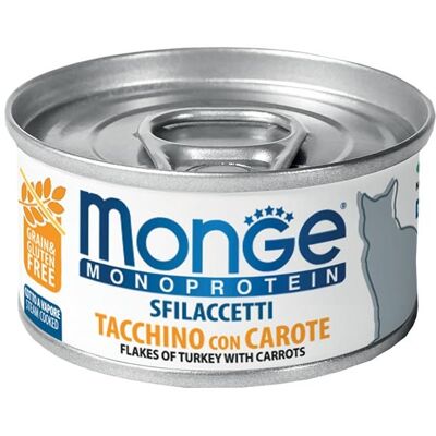 Monge Tacchino Carote Gatto 80g Monge Tacchino Carote Gatto 80g
