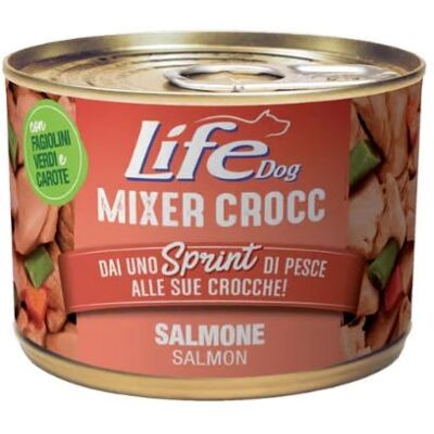 Life petcare Life Dog Mixer Crocc Salmone Lattina 150gr Life petcare Life Dog Mixer Crocc Salmone Lattina 150gr