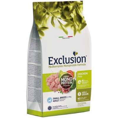 Exclusion Dog Mediterraneo Adult Small Pollo 2kg Exclusion Dog Mediterraneo Adult Small Pollo 2kg