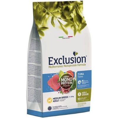 Exclusion Dog Mediterraneo Adult Medium Tonno 12kg Exclusion Dog Mediterraneo Adult Medium Tonno 12kg