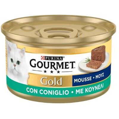 Gourmet Gold Mousse con Coniglio 85gr Gourmet Gold Mousse con Coniglio 85gr