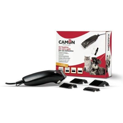 Kit Tosatrice Elettrica Camon per Cani e Gatti - Set Completo Kit Tosatrice Elettrica Camon per Cani e Gatti - Set Completo