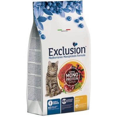 Exclusion Cat Mediterraneo Adult con Manzo 1,5kg Exclusion Cat Mediterraneo Adult con Manzo 1,5kg
