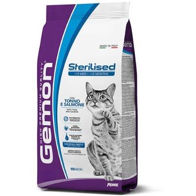Gemon - Cibo per Gatto - Sterilizzato Tonno e Salmone - 2 kg - Cibo per gatti Gemon - Cibo per Gatto - Sterilizzato Tonno e Salmone - 2 kg - Cibo per gatti