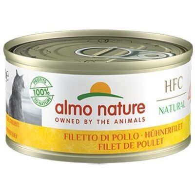Almo Nature Cat HFC Natural Filetto di Pollo Lattina 150gr Almo Nature Cat HFC Natural Filetto di Pollo Lattina 150gr
