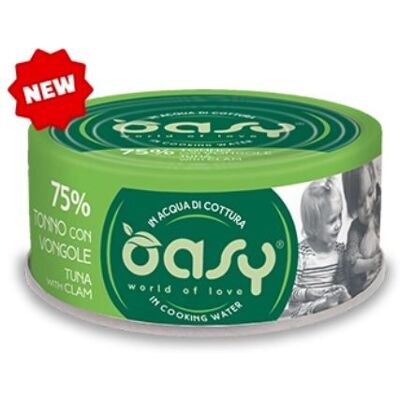 Wonderfood Oasy Gatto More Love Tonno Vongole 70g - Cibo per gatti Wonderfood Oasy Gatto More Love Tonno Vongole 70g - Cibo per gatti
