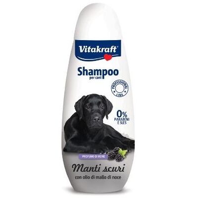 Vitakraft Shampoo per Cani Manti Scuri 250ml Vitakraft Shampoo per Cani Manti Scuri 250ml