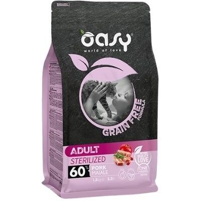 Wonderfood Oasy Cibo per Gatti Adulti Senza Cereali - Maiale 300g Wonderfood Oasy Cibo per Gatti Adulti Senza Cereali - Maiale 300g