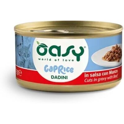 Oasy Gatto Caprice Dadini in Salsa - Cibo per gatti Oasy Gatto Caprice Dadini in Salsa - Cibo per gatti