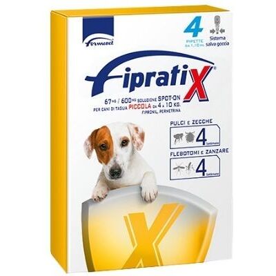 Formavet FipratiX 4 Fiale Spot-On per Cani fino da 4 a 10Kg Formavet FipratiX 4 Fiale Spot-On per Cani fino da 4 a 10Kg