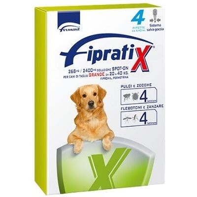 Formevet Fipratix 4 Pipette 20-40kg - Farmaco per animali Formevet Fipratix 4 Pipette 20-40kg - Farmaco per animali
