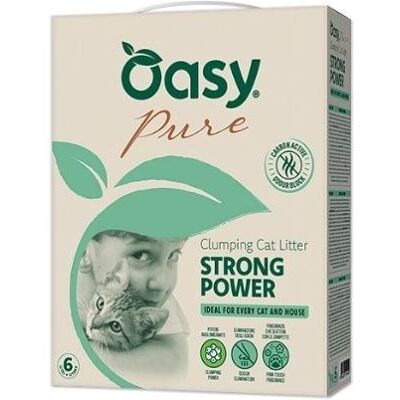 Oasy Pure Lettiera Agglomerante Strong Power Profumata 6L Oasy Pure Lettiera Agglomerante Strong Power Profumata 6L