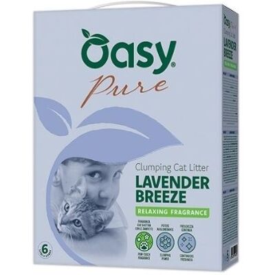 Oasy Pure Lettiera Agglomerante Lavender Breeze 10L Oasy Pure Lettiera Agglomerante Lavender Breeze 10L