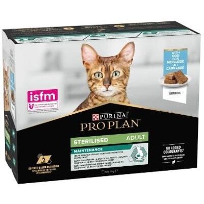 Cibo per gatti sterilizzati Purina Pro Plan - 75g x 10 Cibo per gatti sterilizzati Purina Pro Plan - 75g x 10