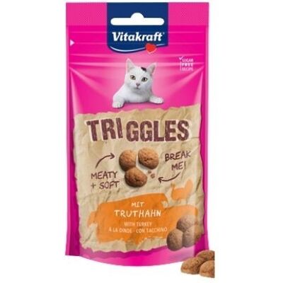 Vitakraft Snack Cat Triggles con Tacchino 40gr Vitakraft Snack Cat Triggles con Tacchino 40gr