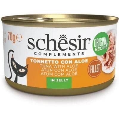 Schesir Gatto Tonnetto con Aloe in Gelatina 70g Schesir Gatto Tonnetto con Aloe in Gelatina 70g
