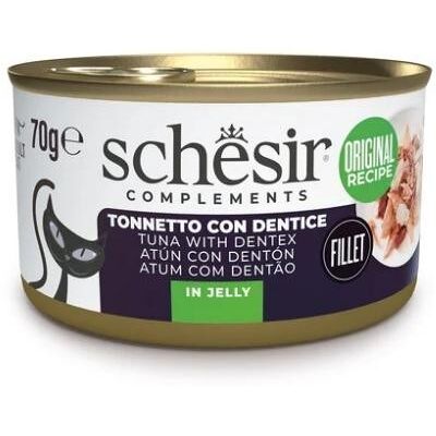 Schesir Gatto Tonnetto con Dentice in Gelatina 70g Schesir Gatto Tonnetto con Dentice in Gelatina 70g