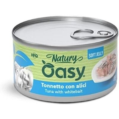 Oasy Natury Gatto Tonnetto con Alici in Jelly 85g Oasy Natury Gatto Tonnetto con Alici in Jelly 85g