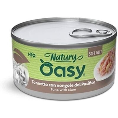 Oasy Natury Gatto Tonnetto con Vongole del Pacifico in Jelly 85g Oasy Natury Gatto Tonnetto con Vongole del Pacifico in Jelly 85g