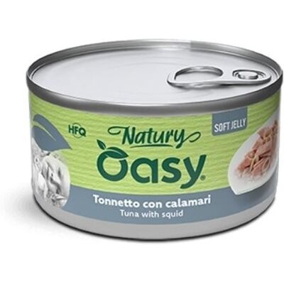 Oasy Natury Gatto Tonnetto con Calamari in Jelly 85g Oasy Natury Gatto Tonnetto con Calamari in Jelly 85g