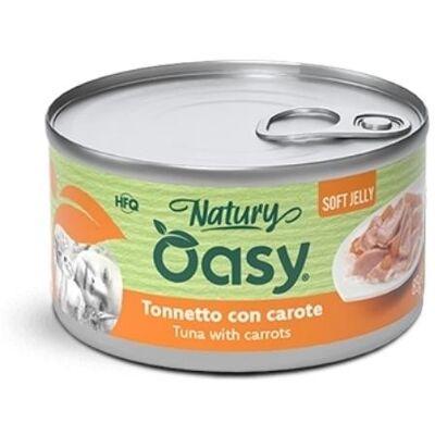 Oasy Natury Gatto Tonnetto con Carote in Jelly 85g Oasy Natury Gatto Tonnetto con Carote in Jelly 85g