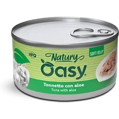 Oasy Natury Gatto Tonnetto con Aloe in Jelly 85g Oasy Natury Gatto Tonnetto con Aloe in Jelly 85g