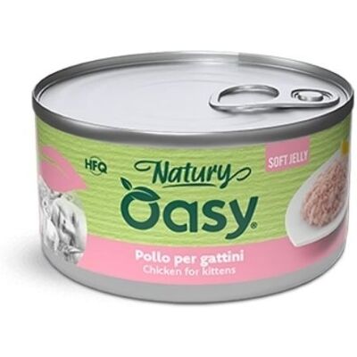 Oasy Natury Gatto Pollo per Gattini in Jelly 85g Oasy Natury Gatto Pollo per Gattini in Jelly 85g