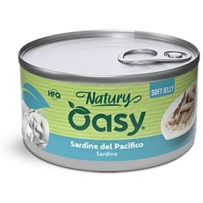 Oasy Natury Gatto Sardine del Pacifico in Jelly 85g Oasy Natury Gatto Sardine del Pacifico in Jelly 85g