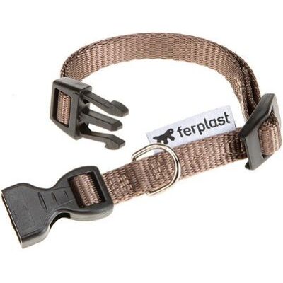 Ferplast Collare per Cani in Nylon Club Marrone M Ferplast Collare per Cani in Nylon Club Marrone M