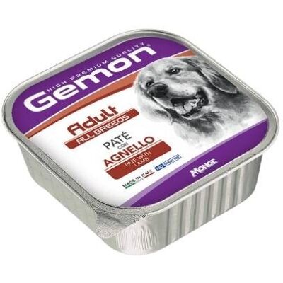 Gemon Vaschetta Cane All Breeds Adult Paté con Agnello 150g Gemon Vaschetta Cane All Breeds Adult Paté con Agnello 150g