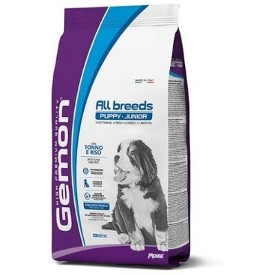 Gemon Cane Secco Adult All Breed Puppy & Junior con Tonno e Riso 15kg Gemon Cane Secco Adult All Breed Puppy & Junior con Tonno e Riso 15kg